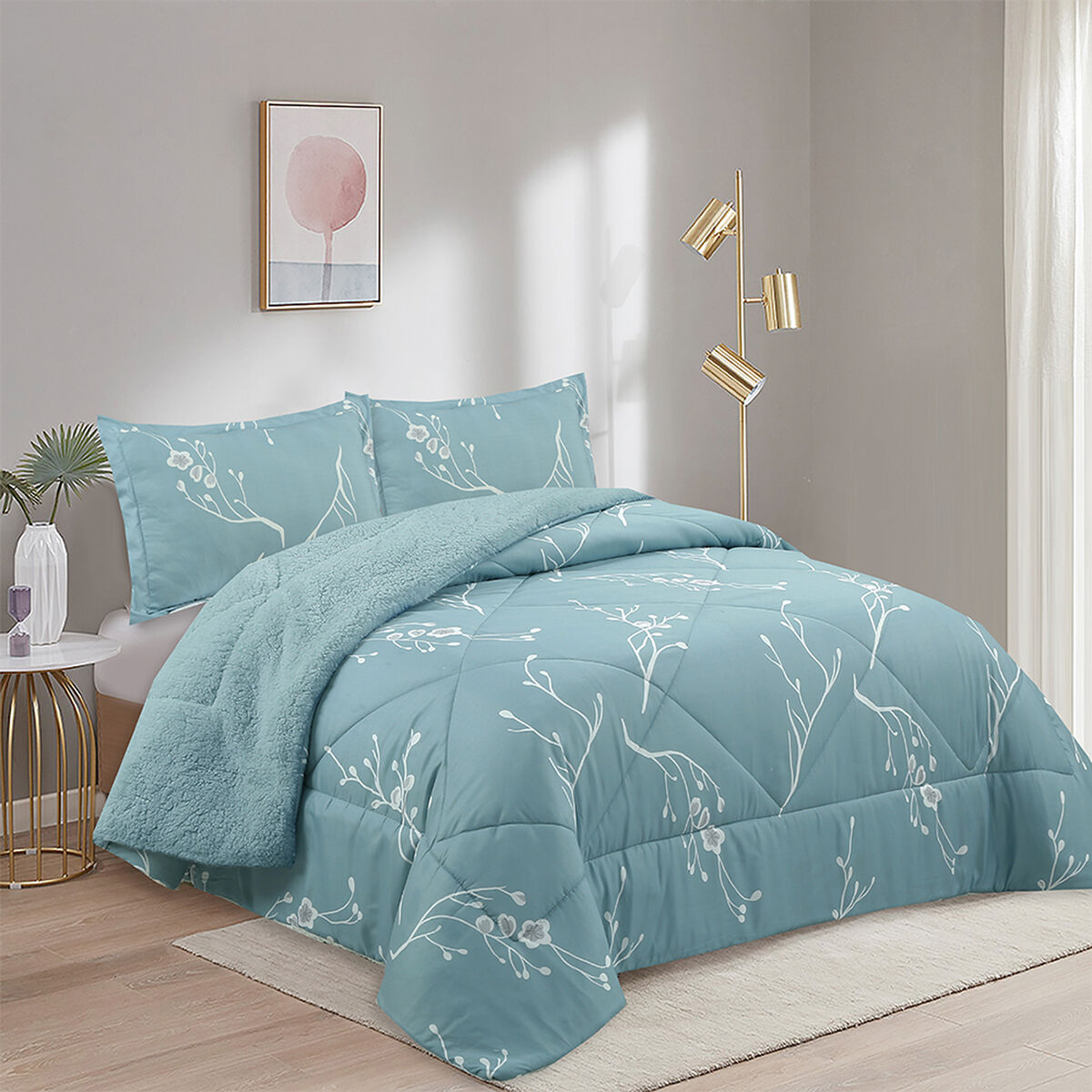 Plum&oacute;n Doral Super King Senses Azul