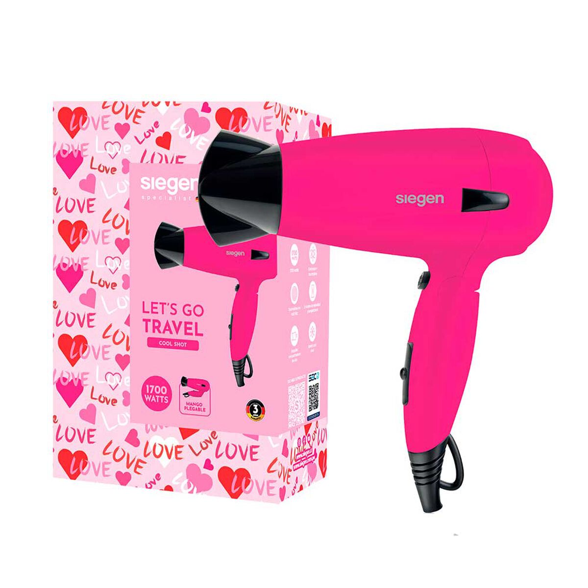 Secador de Pelo Siegen SG-3012C64