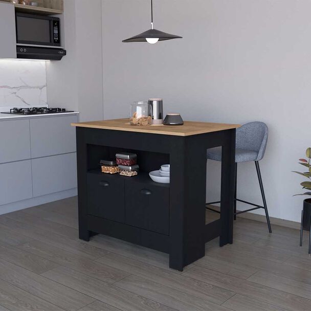 Isla de Cocina TuHome Arlet 2 Puertas Wengue