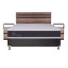 Box Spring CIC 2 Plazas Ortopedic + Respaldo + 2 Veladores