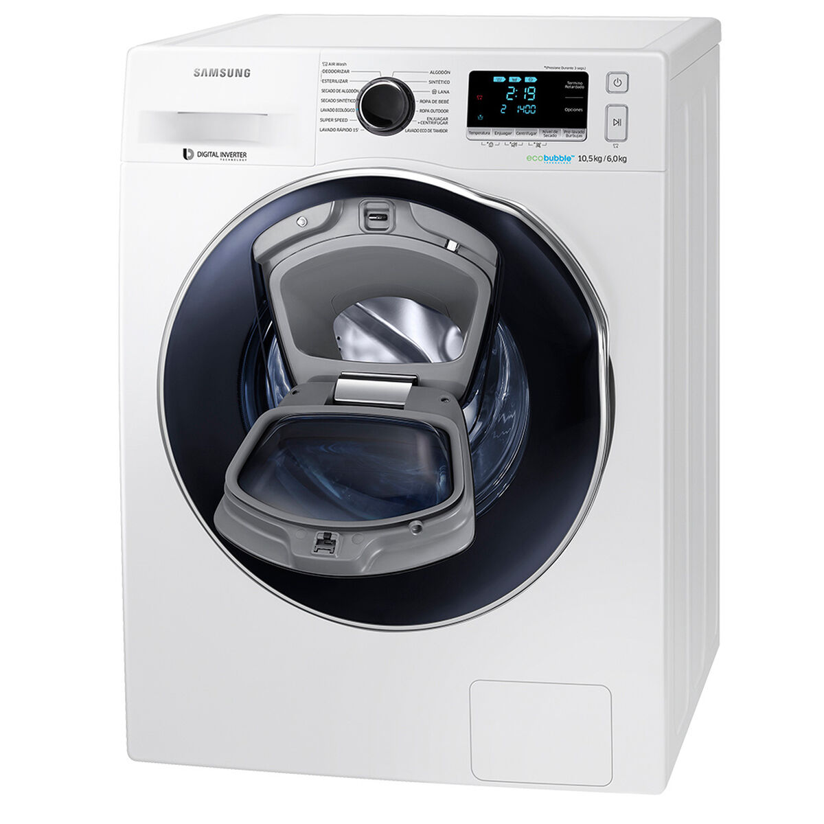 LAVADORA_A SAMSUNG  WD10K6410W 10.5/6KG