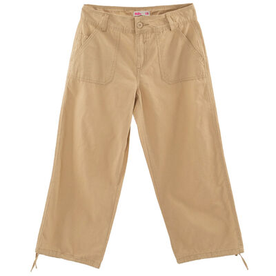 Imagen 2 del producto Pantalón Wide Large de Algodón Niña Mila Beige, Negro