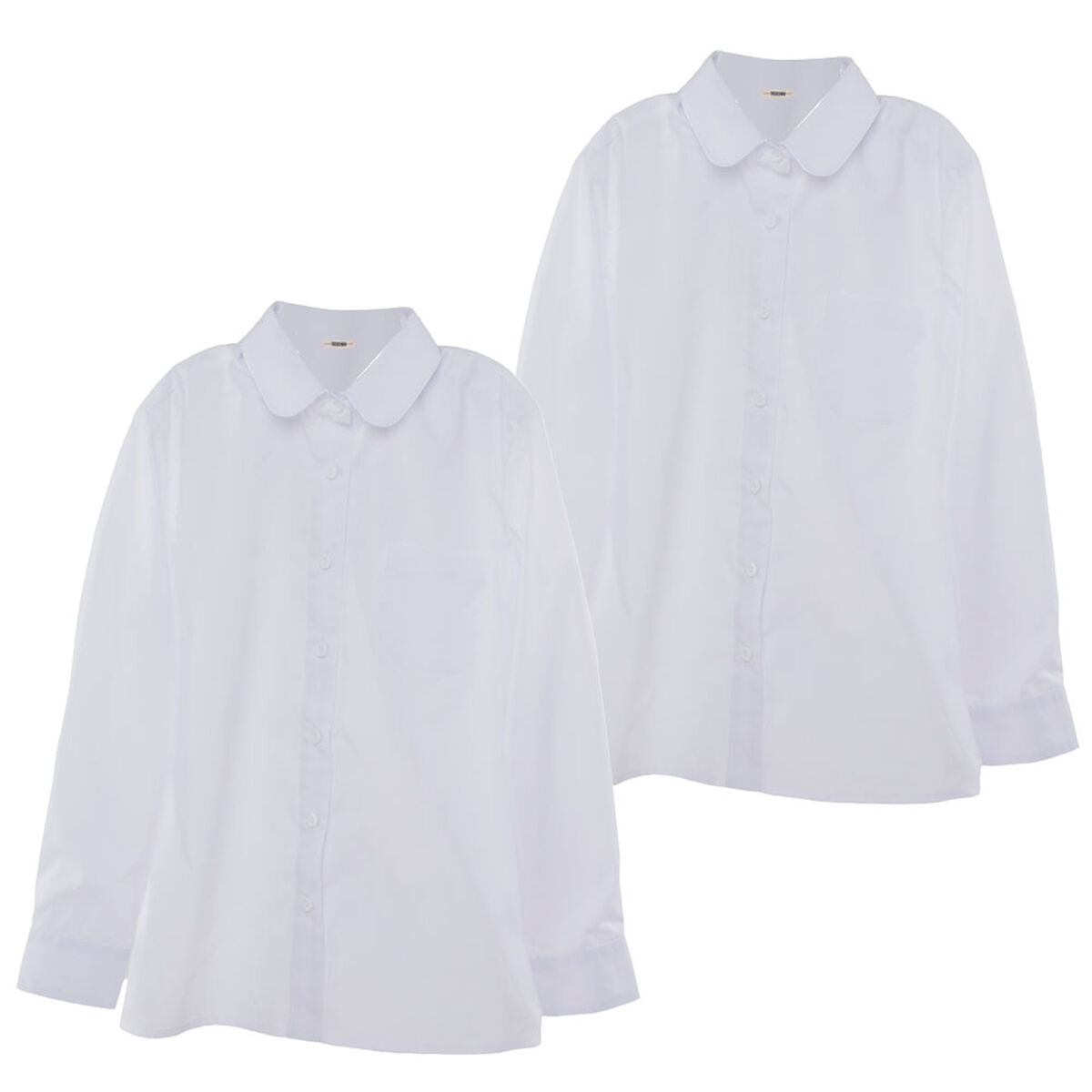 Pack 2 Blusa Escolar Niña Talla 8 Crescendo