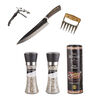 Set Parrillero Wayu Cuchillo + Garra de Oso + Sacacorchos Manual + Mix de Sales