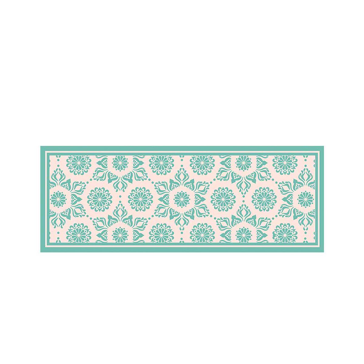 Set 2 Alfombra Davanti Hindú Turquesa 45 x120 Hindú Turquesa