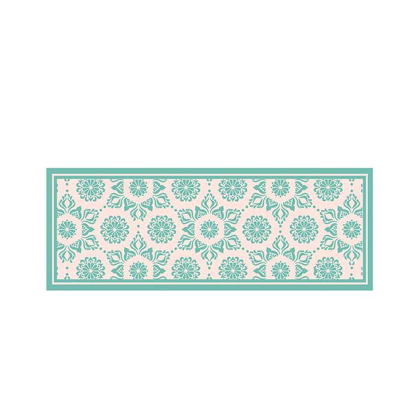 Set 2 Alfombra Davanti Hindú Turquesa 45 x120 Hindú Turquesa