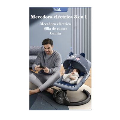 Imagen 2 del producto Mecedora Eléctrica Reclinable Bluetooth Lubabycas Osito