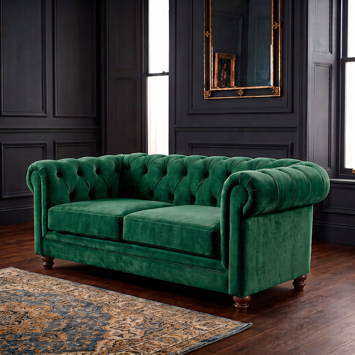 Sof&aacute; Latam Home Florencia 2 Cuerpos Verde