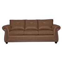 Sofá Black Factory Bristol 3 Cuerpos Café