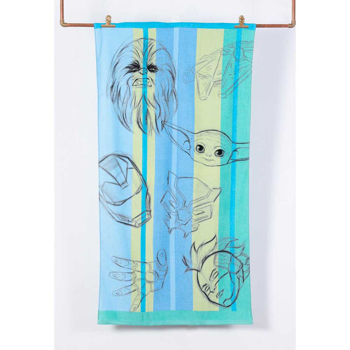 Toalla de Playa Infantil Disney Poder 70 x 140 cm