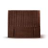 Respaldo Latam Home 2 Plazas Sorrento Tela Velvet Chocolate