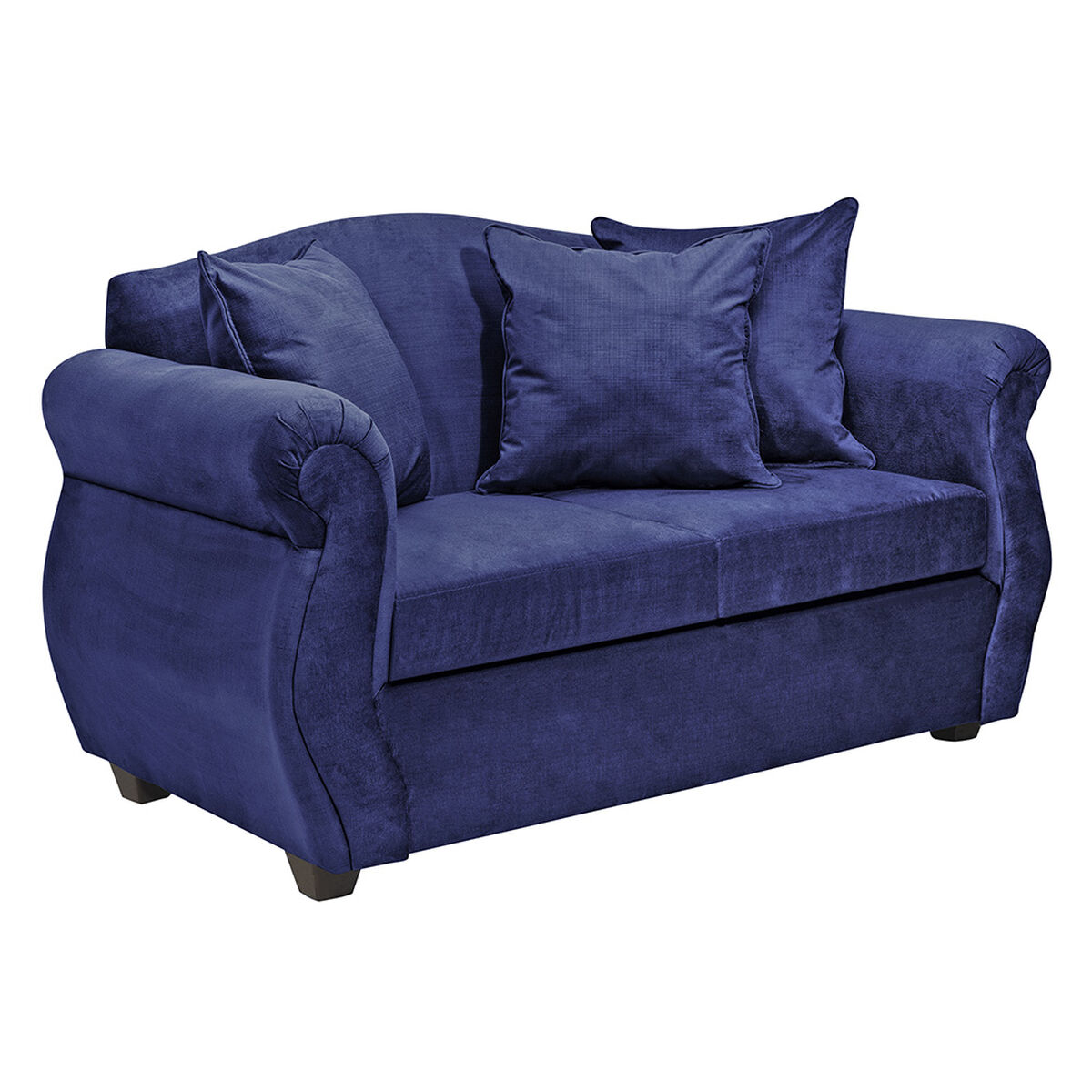 Sofá Innovamuebles Azucena 2 Cuerpos Azul 