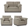 Juego de Living Innovamuebles Liverpool Córdoba Sofá 2 Cuerpos + Dos Butacas 1 Cuerpo Beige