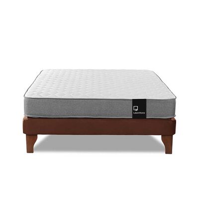 Imagen 2 del producto Cama Europea Latam Home Full Zen Best Tela Velvet Chocolate