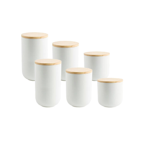 Pack 6 Contenedores Herméticos Simplit Blanco
