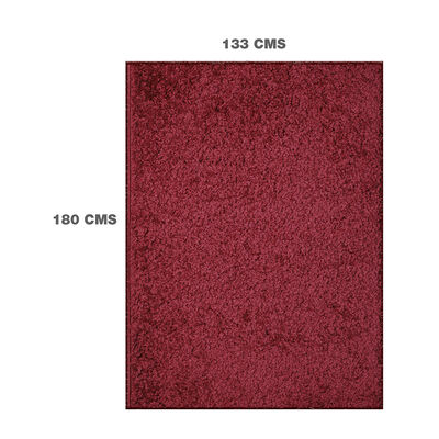 Imagen 2 del producto Alfombra Doral Shaggy 180 x 133 cm Rojo