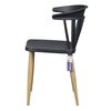 Pack 4 Sillas de Comedor Vincenzi Madrid Negro
