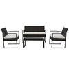 Juego de Terraza Casanova Matt Sof&aacute; 2 Cuerpos + Dos Sillones 1 Cuerpo