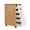Gabinete Vekkahome Lucia 5 Cajones Café