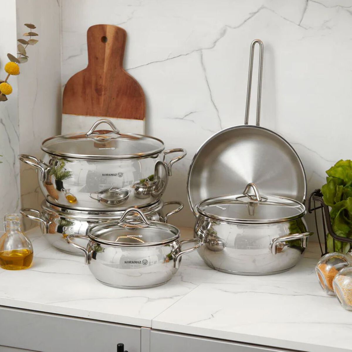Bater&iacute;a de Cocina Korkmaz Tombik 9 Piezas