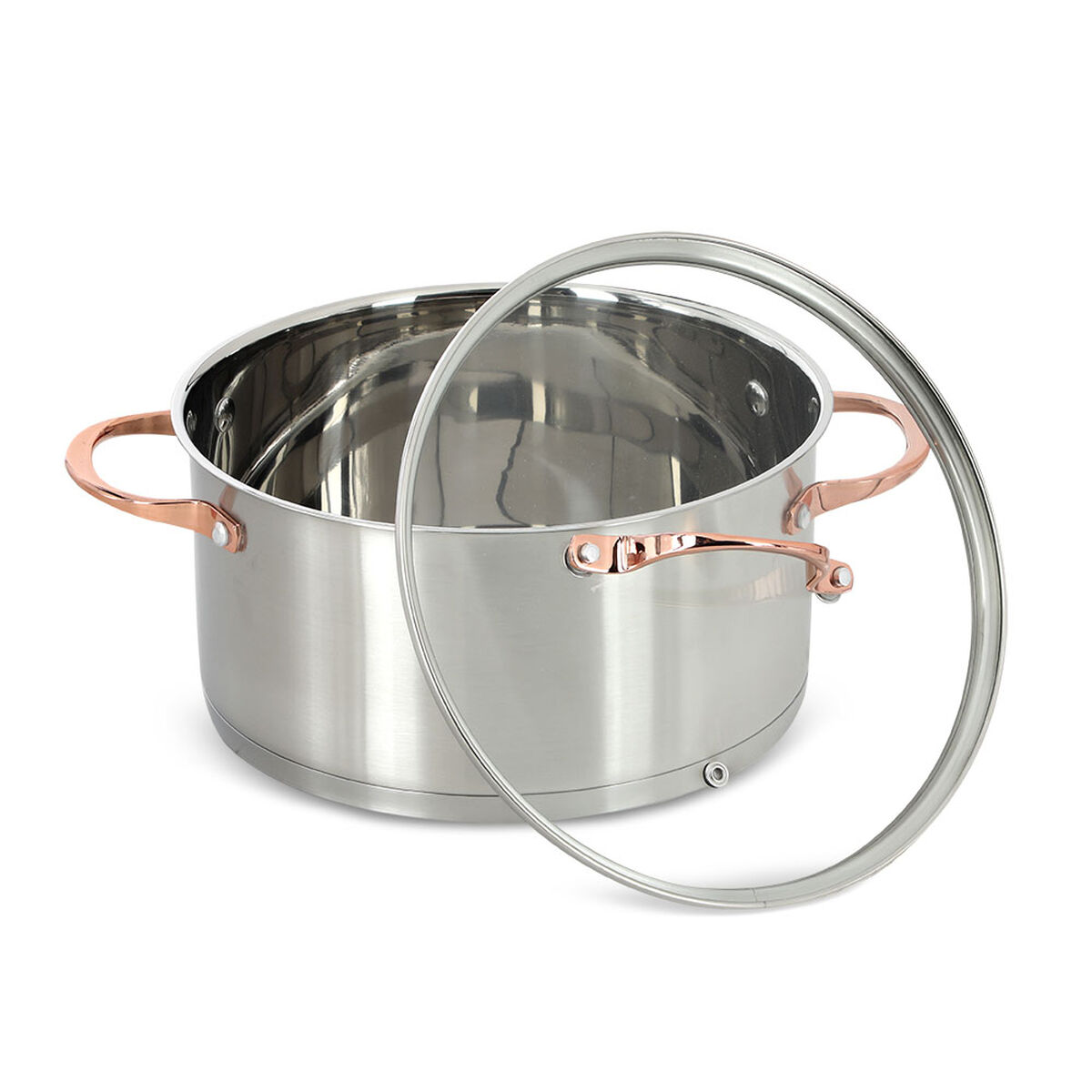 Batería de Cocina Acero Inoxidable Wens 6 Piezas
