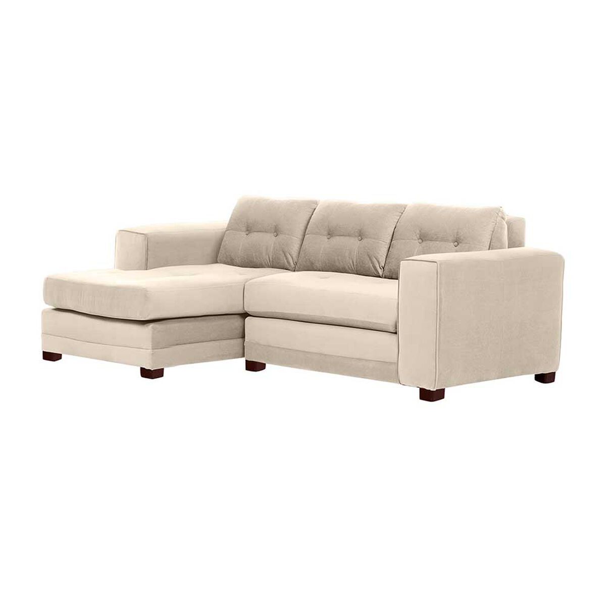 Sof&aacute; Seccional Izquierdo Living Factory Roma 3 Cuerpos Beige