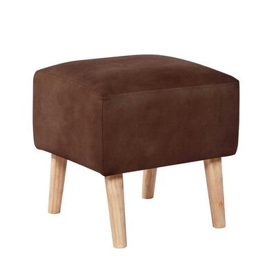 Imagen 1 del producto Pouf Latam Home Burdeos Cuero Kentucky Café Moro