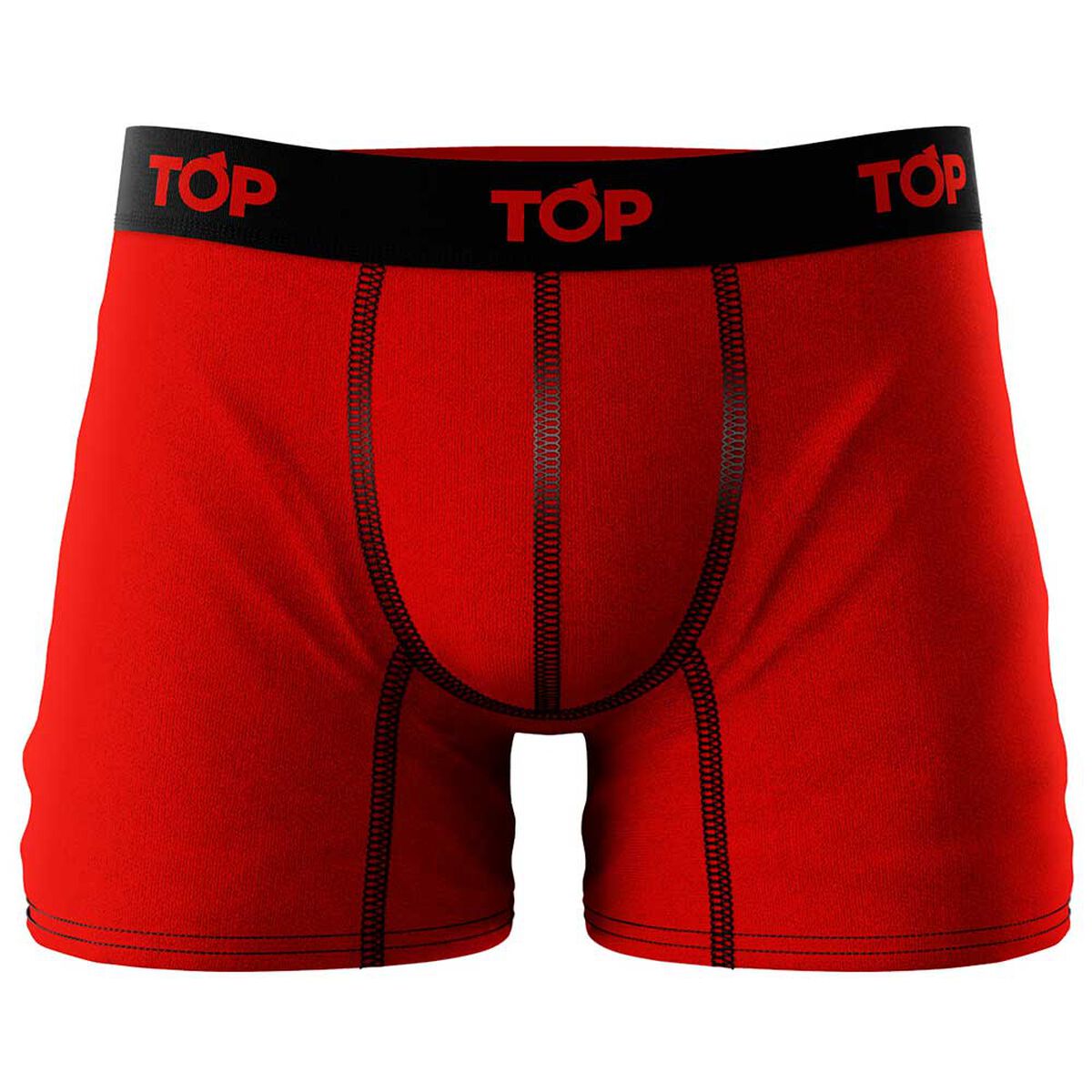 Pack 4 Bóxer Medio Algodón Hombre Top