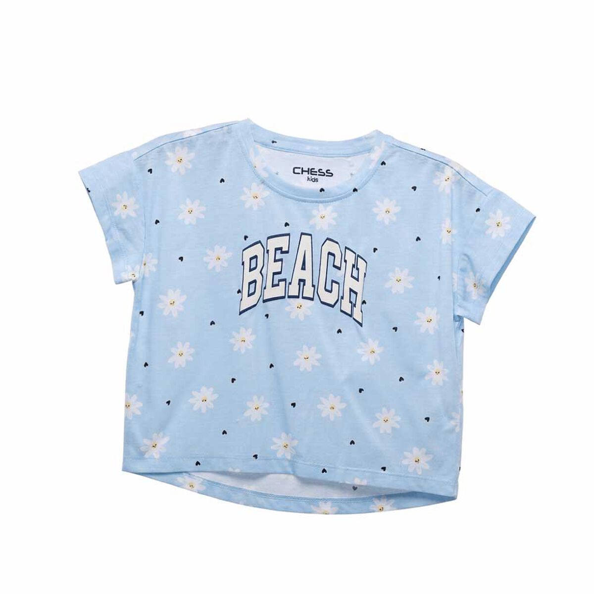 Polera Manga Corta Ni&ntilde;a Chess