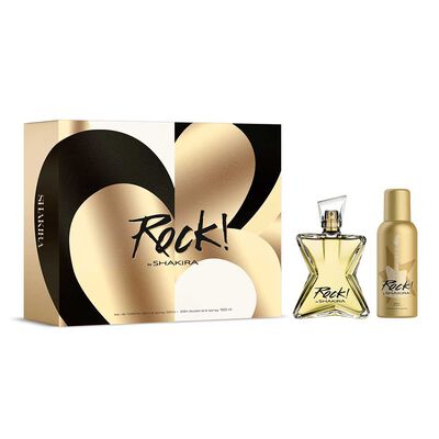 SHAKIRA Set Perfume Shakira Mujer By Shakira Rock! EDT 80 ml + Rock! by Shakira 24h Desodorante spray 150 ml