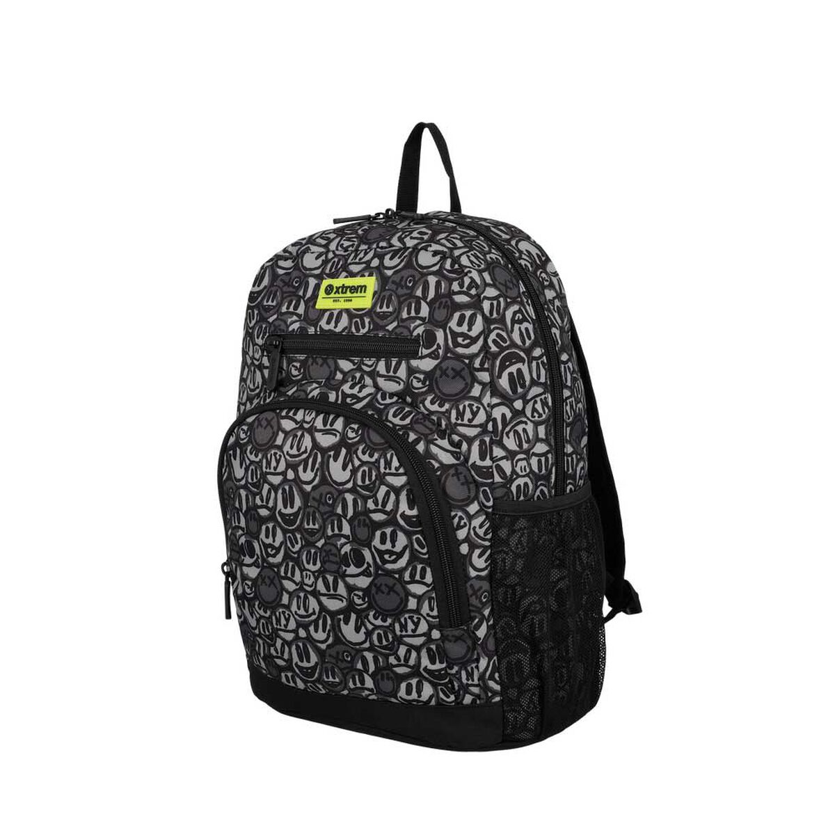 Multipack 6XT Mochila Ni&ntilde;o Xtrem Graffiti Print Negro