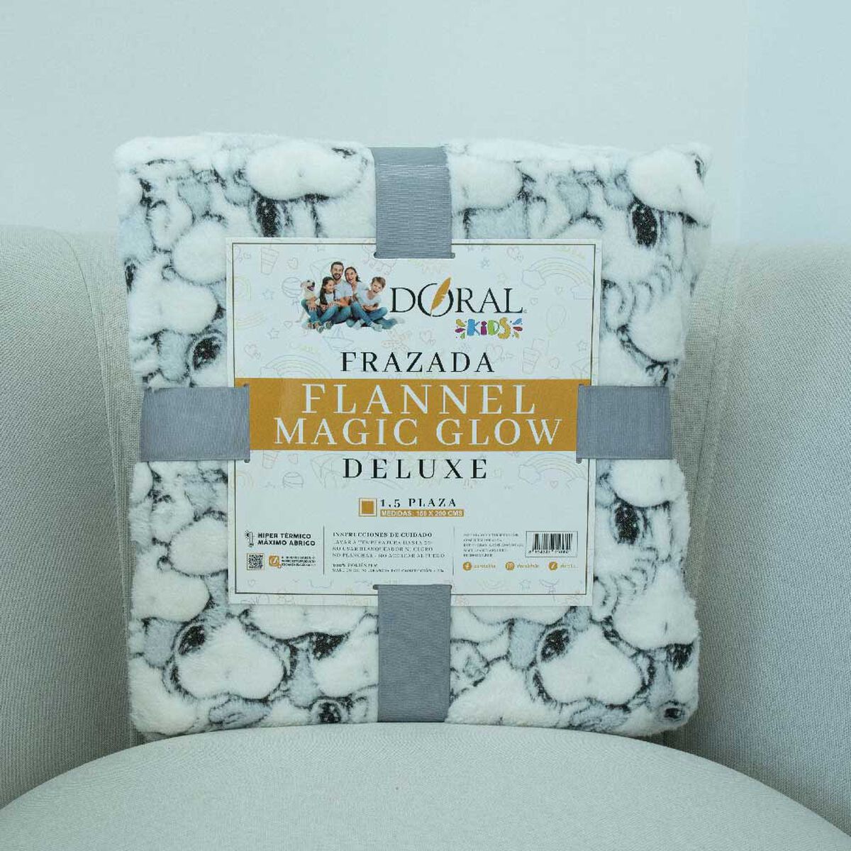 Frazada Doral 1,5 Plazas Magic Glow D3