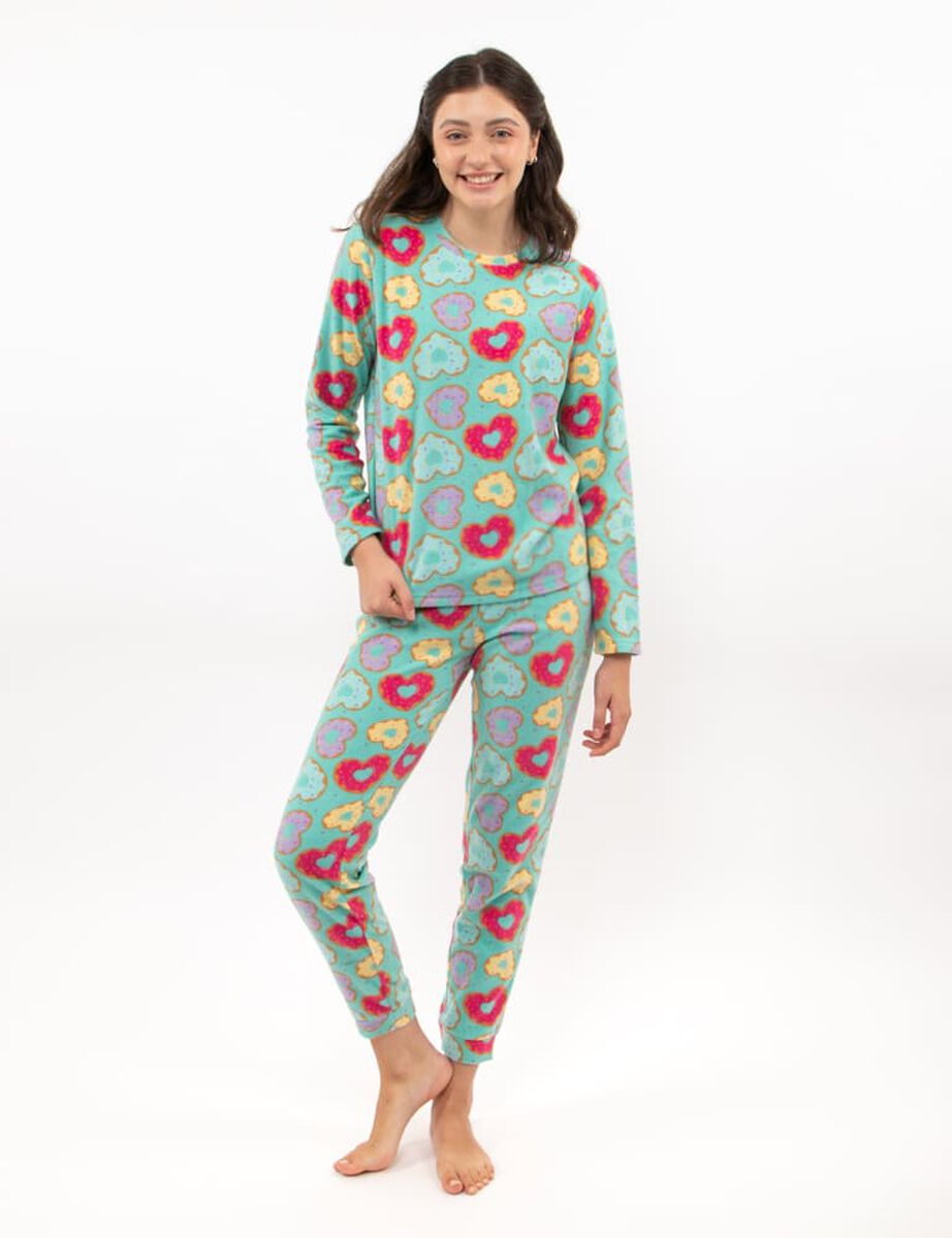 Pijama Manga Larga Mujer Icono