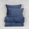 Plumón Liso Mashini 1,5 Plazas Corduroy Coral Sherpa Azul