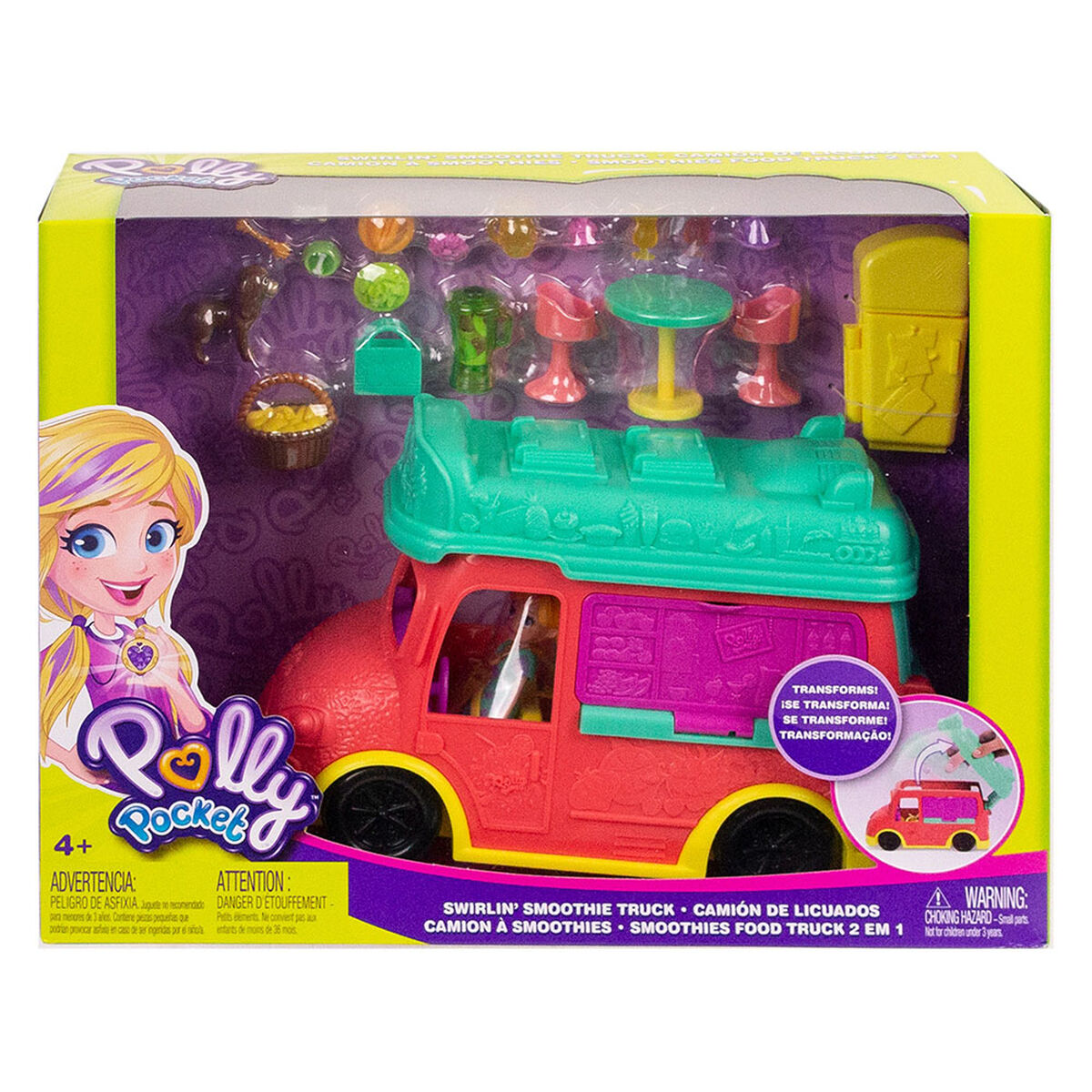 Polly Pocket Food Truck Trnsfrmble