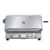 Parrilla a Gas Encendido Electrónico BBQ Grill Kansas Acero Inoxidable 4 Quemadores