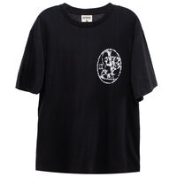 Polera Manga Corta de Algodón Niño Cutback Negro