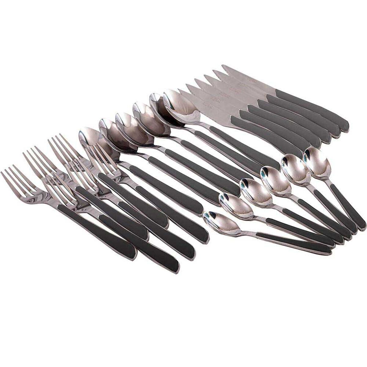 Juego de Cuchiller&iacute;a Doral Colorful 24 Piezas Negro