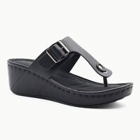 Sandalia Mujer Portman Club Negro