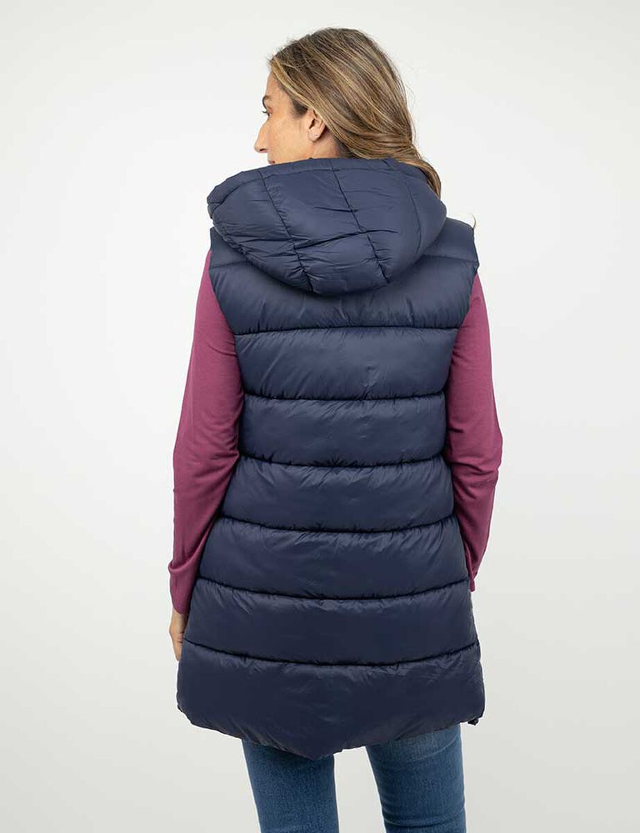 Parka Larga Sin Mangas Mujer Portman Club