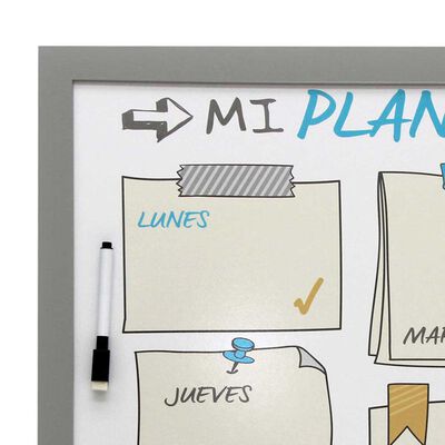 Imagen 2 del producto Pizarra Plástico Vgo Teenager 40 x 60 cm Gris