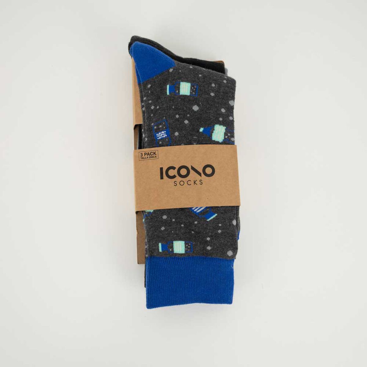 Pack 3 Calcetines Largos Hombre Icono