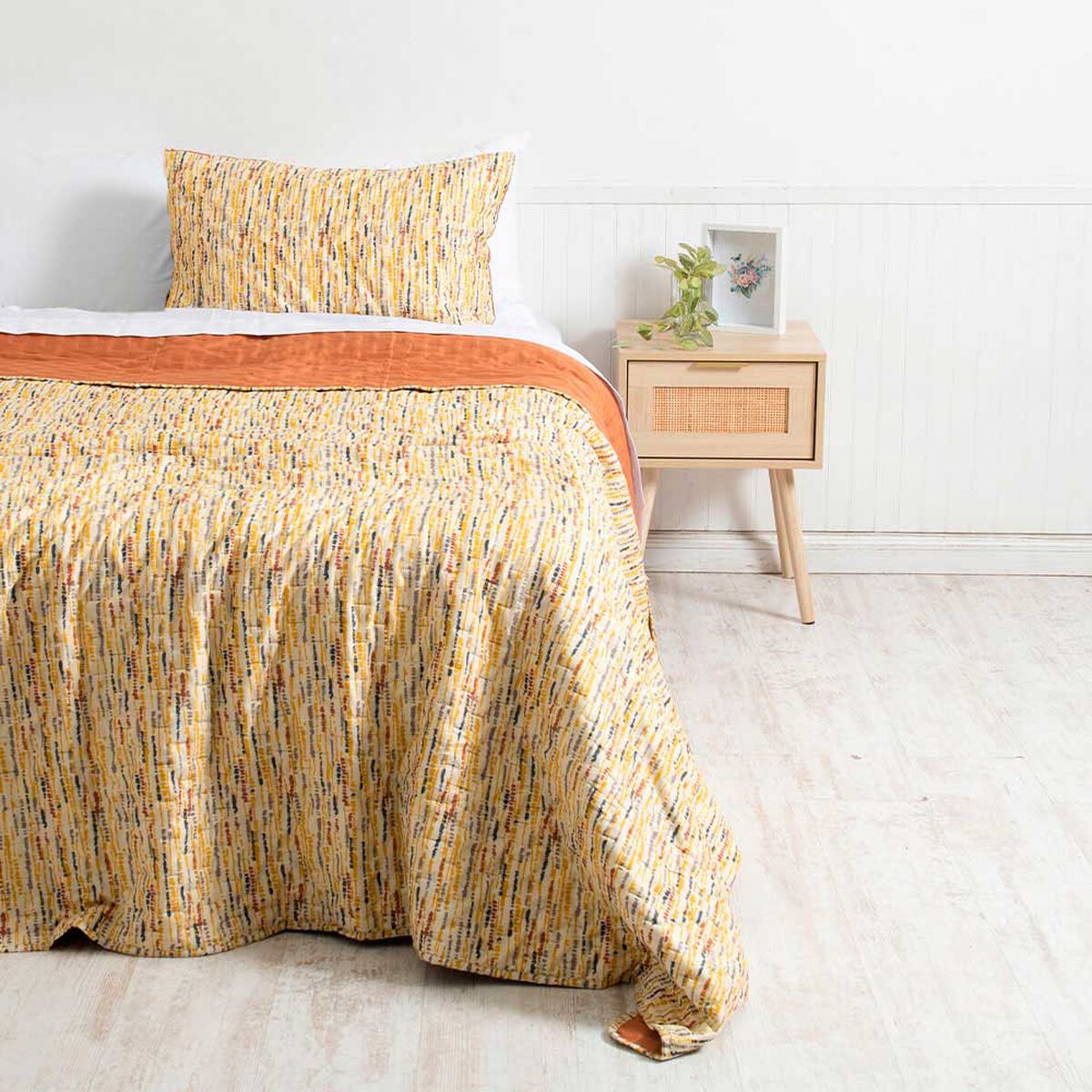 Quilt Mashini Loa 1,5 Plazas Estampado