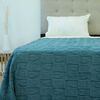 Frazada Doral 1,5 Plazas Chiporro Jacquard Liso Azul