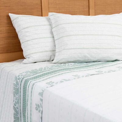 Juego de Sábanas Mashini 180 Hilos Super King Estampado Multicolor