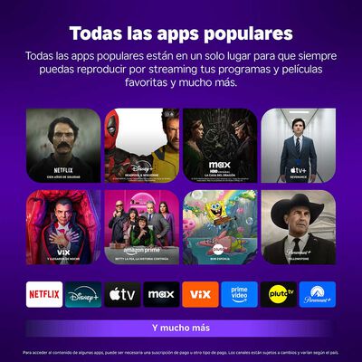 Imagen 2 del producto Reproductor Streaming Roku Stick ROK3840MX
