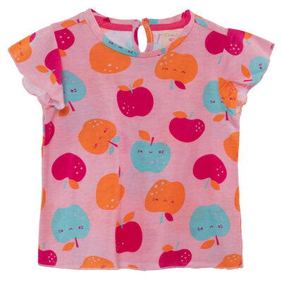 Polera Estampada Manga Corta de Algodón Chess Baby