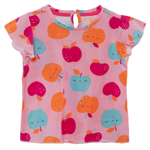 Polera Estampada Manga Corta de Algodón Chess Baby