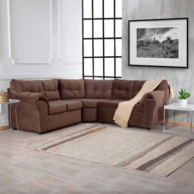 Sofá Seccional Muebles MPR Alerce 5 Café