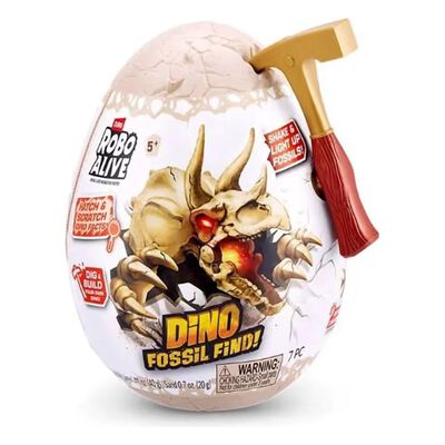 Mini Fósil de Dinosaurio Sorpresa Serie 1 Robo Alive